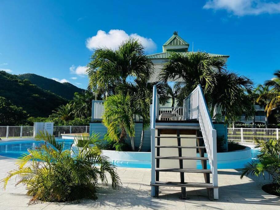Le Palmier Bleu, Cocon Tropical, Plage & Piscine Anse-Marcel Extérieur photo